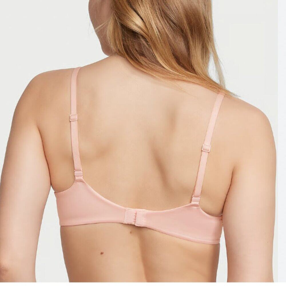 VICTORIA'S SECRET Body by Victoria 36C Lined Demi Cup Light Pink Lace